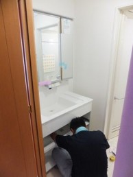 機能的な洗面化粧台パナソニックのウツクシーズに交換 機能的な洗面化粧台パナソニックのウツクシーズに交換